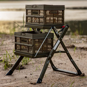 로티캠프 캠핑 테이블 선반 좌식 원액션 미니 접이식 경량 보조 사이드 2... 운동러 솔직 후기 | 실사용 리뷰 - 상품 이미지 3