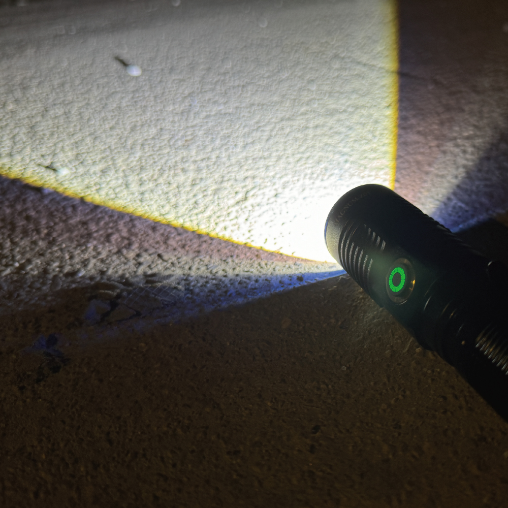 Z1 LED 후레쉬 충전식 C타입 등산용 캠핑 써치 손전등 휴대용 자석 줌 랜턴 A세트 - 상세 이미지 5