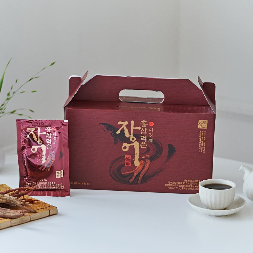 홍동비책 이경제 홍삼 장어 즙 진액 엑기스 민물 국내산 이경재 70ml 30포, 1개 - 상세 이미지 2