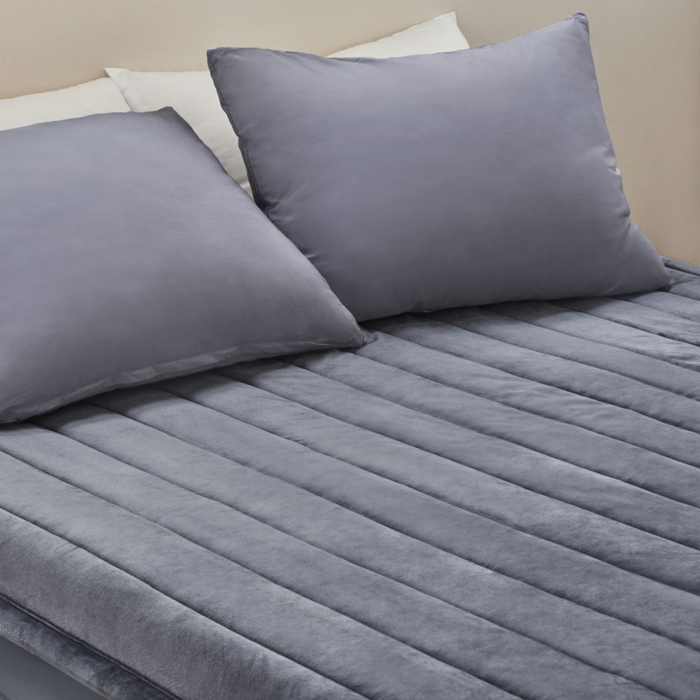 [네이버 단독] 프랑떼 극세사 이불세트 침대패드+차렵이불 겨울 고밀도 침구세트 SS