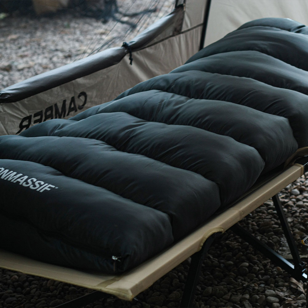 빈슨메시프 아이테르 플러스 캠핑 침낭 이불 겨울 동계 백패킹 차박 3000g, 딥그린