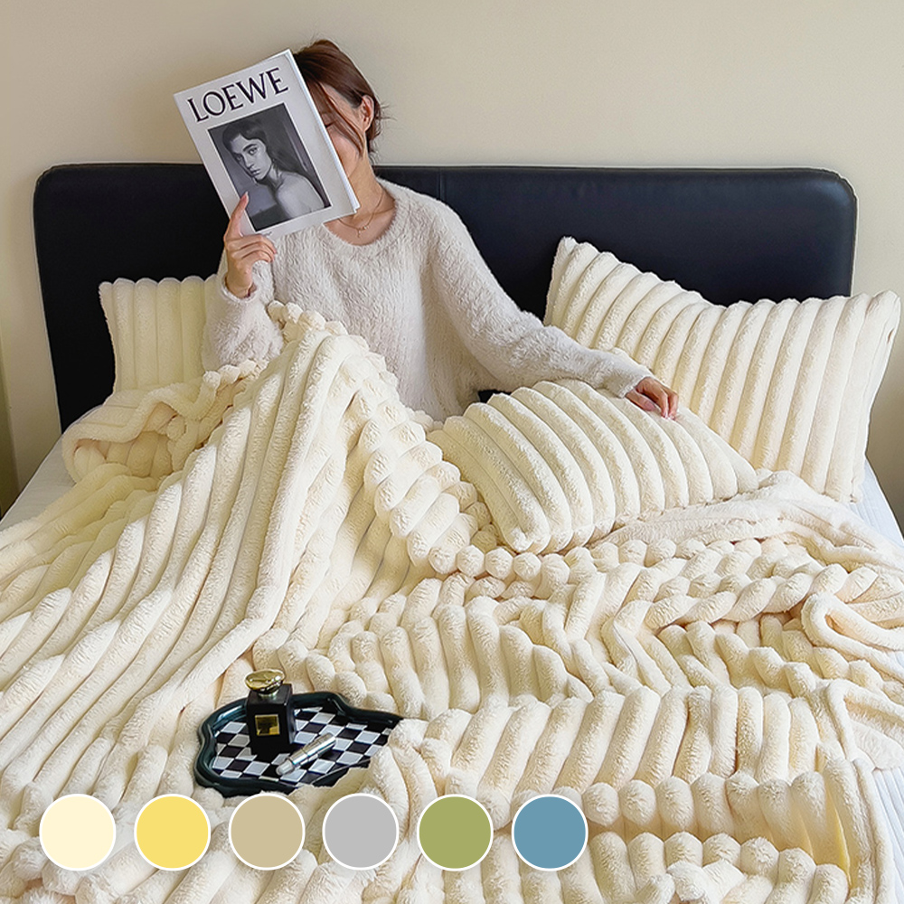 앙뜨 코듀로이 담요 극세사 두꺼운 겨울 캠핑 소파 이불 블랭킷 담요 소형