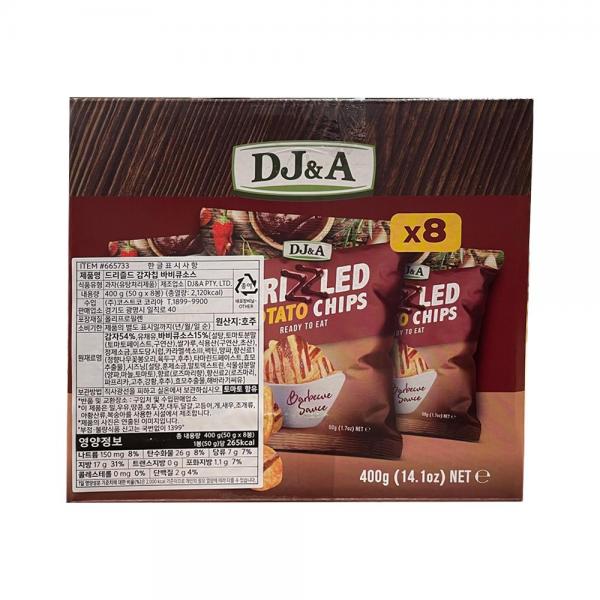 DJ & A BBQ소스 감자칩 50G X 8개입(400G) 코스트코 : 코코대통령