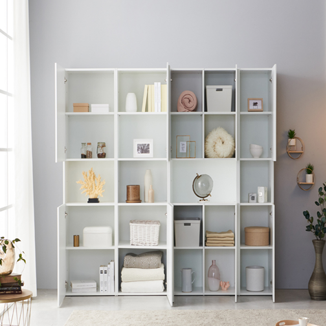 오브제 월플렉스 시스템 주방수납장 (깊이415) 800멀티로봇수납장 냉장고장 홈카페장