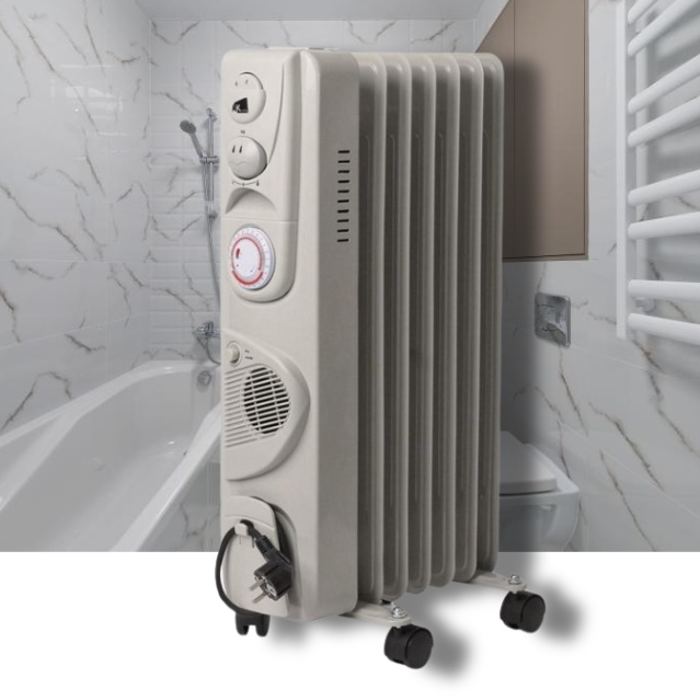 욕실용 온풍기 소형 화장실 난방기 목욕탕 온풍기 화장실용 온풍기 7핀