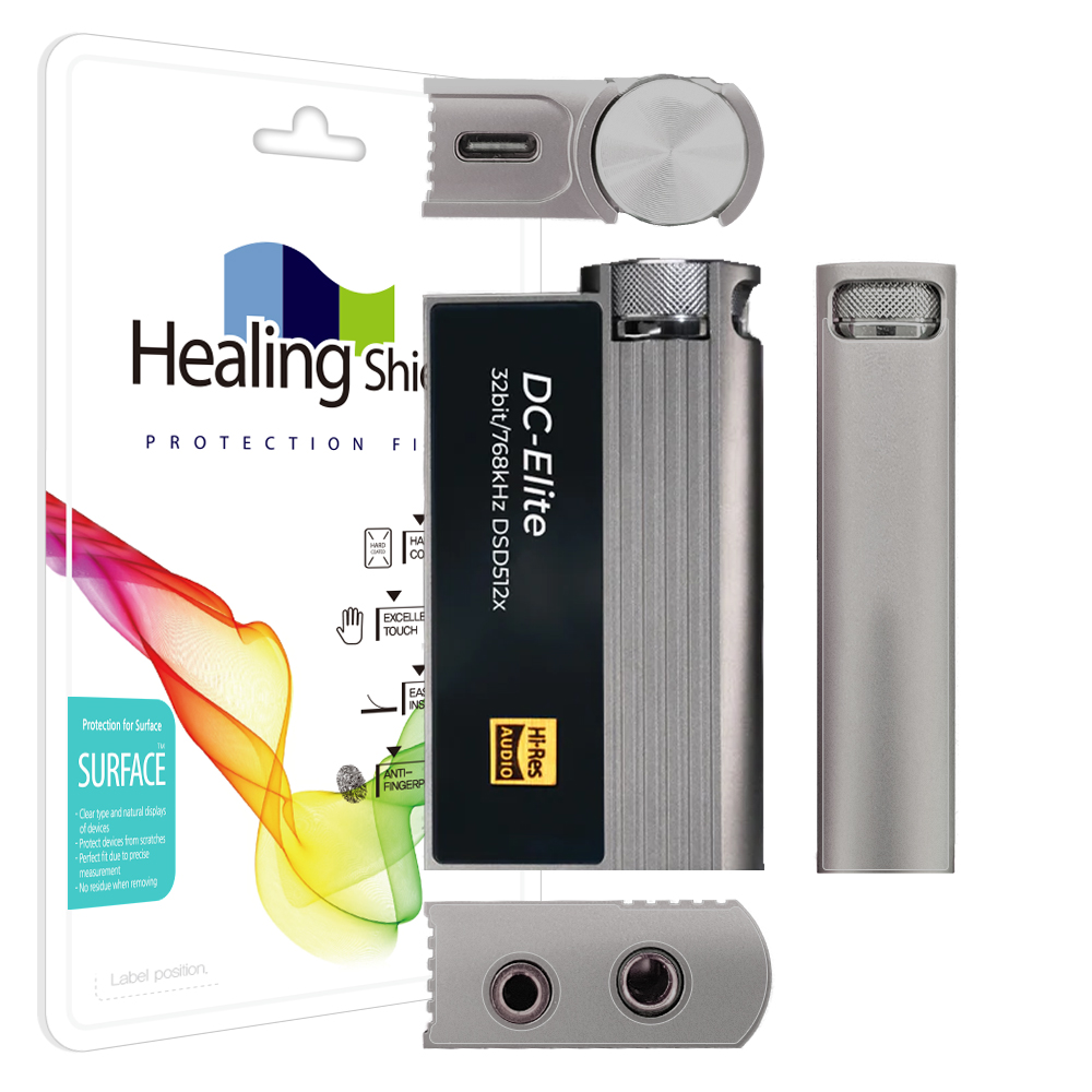 아이바쏘 DC Elite 앰프 무광 외부보호필름 2세트