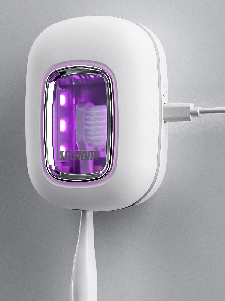 6채널 UV살균 건조 케어밀리 휴대용 칫솔 살균기