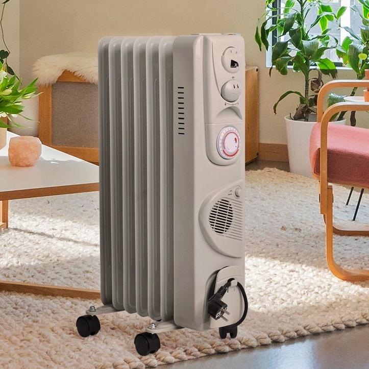 온풍 라디에이터 난방기 화장실용 라디에이터 7핀 화장실 방열기 라지히터 개봉기 | 실사용 후기 - 대표 이미지