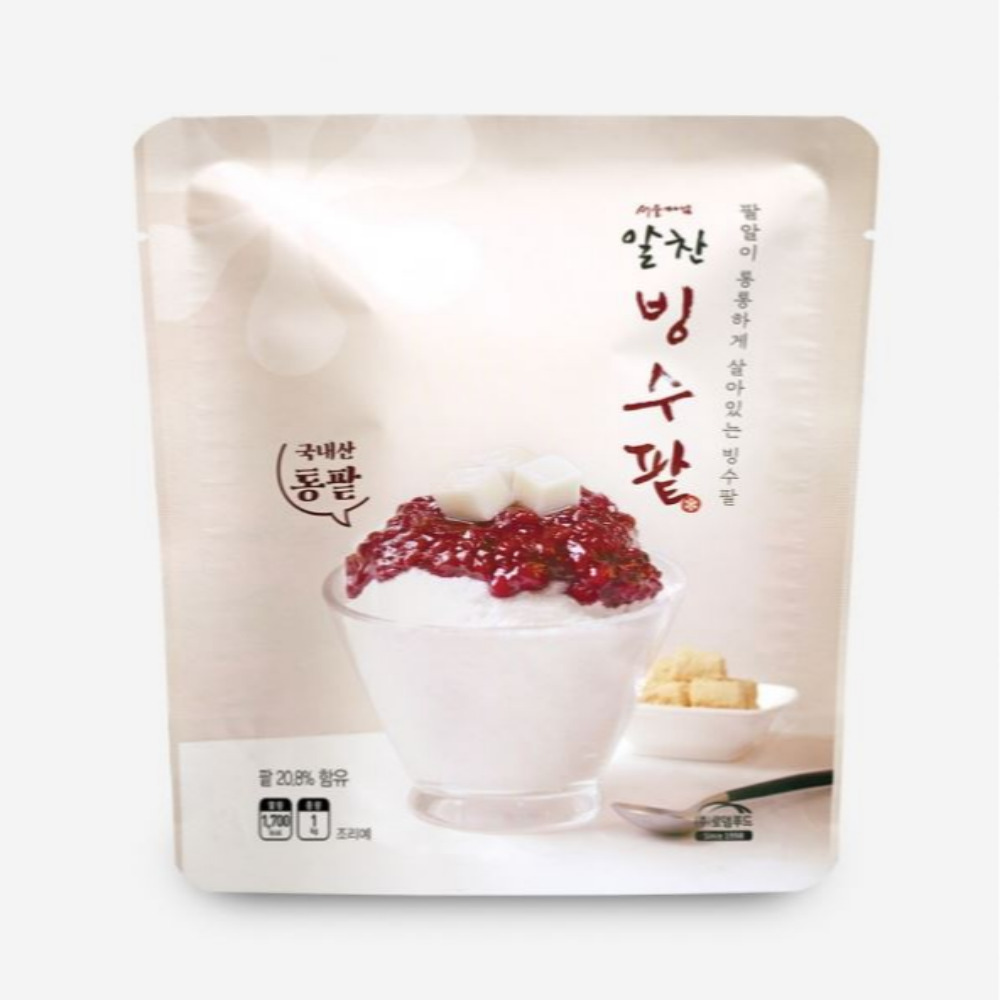 알찬 빙수팥 500g 팥빙수,붕어빵앙금,통팥 - 상품 이미지