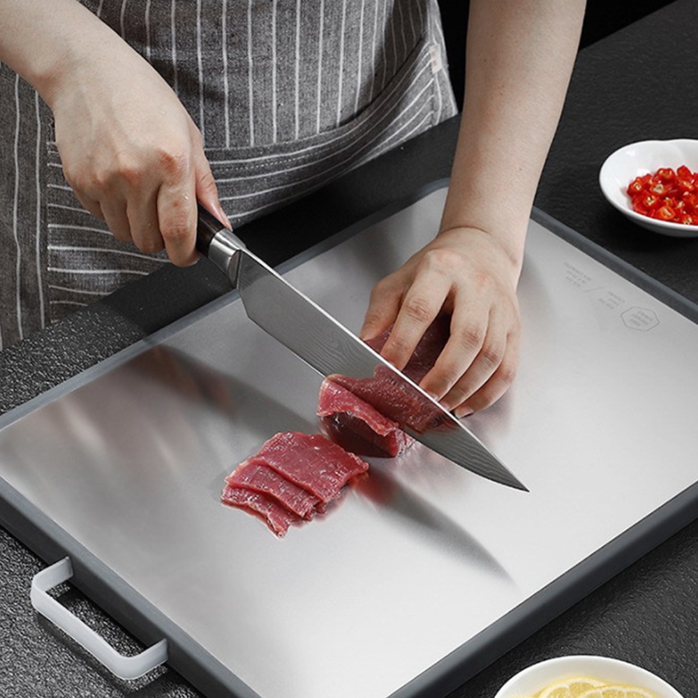 주방 스텐레스도마 칼집안나는 정육점 업소용 양면 위생도마