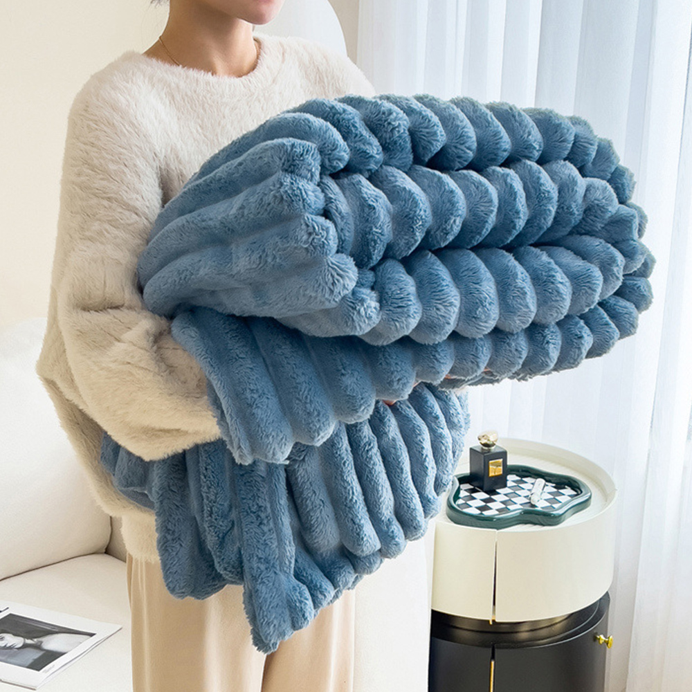 앙뜨 코듀로이 담요 극세사 두꺼운 겨울 캠핑 소파 이불 블랭킷 담요 소형