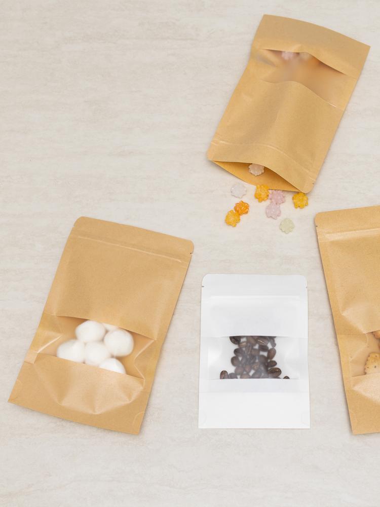 할메이드 소분 원두 커피 사료 소형 대형 스탠드 봉투 지퍼백 크라프트 10x15