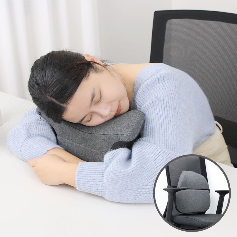 엎드려자는 사무실 책상 베개 얼굴 망막 꿀잠 낮잠베개