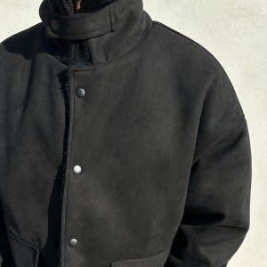 남자스웨이드무스탕 겨울 퍼 양털무스탕 착용 후기 | 사이즈/핏 총정리 - 상품 이미지 2