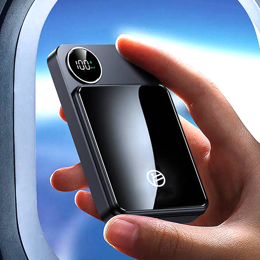 피네스토 맥세이프보조배터리 10000 무선 대용량 가벼운 아이폰 갤럭시 기내