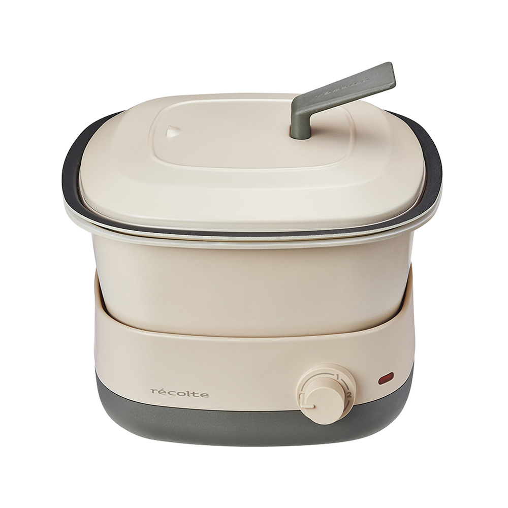 레꼴뜨 멀티쿠커 까레 분리형 찜기 라면포트 전기냄비 후라이팬 샤브샤브 전골 냄비 RPD-4