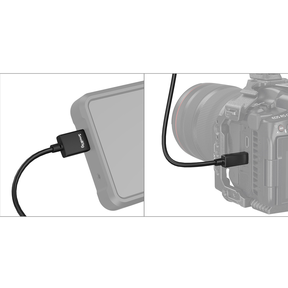 스몰리그 3043B 4K HDMI to Micro 케이블 D to A 55cm - 상세 이미지 5