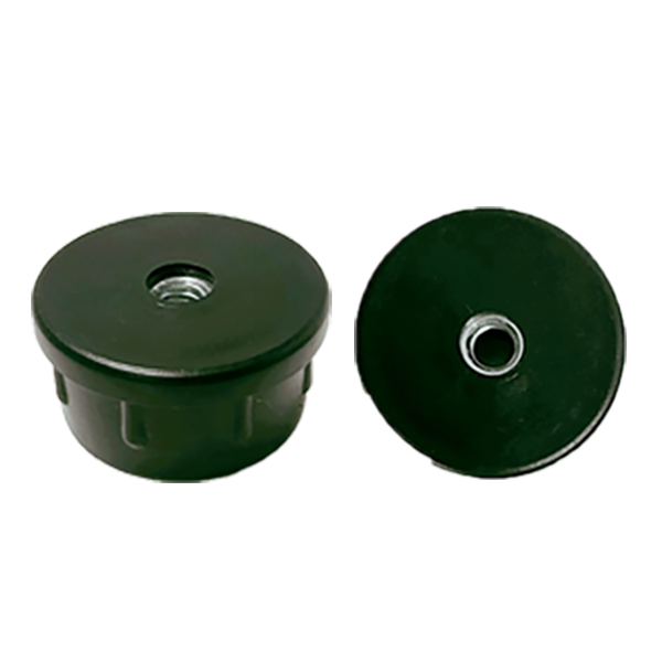 PVC 원형 사각 속캡 원속 너트 22mm M8 8EA 조절캡 조절발 - 상품 이미지