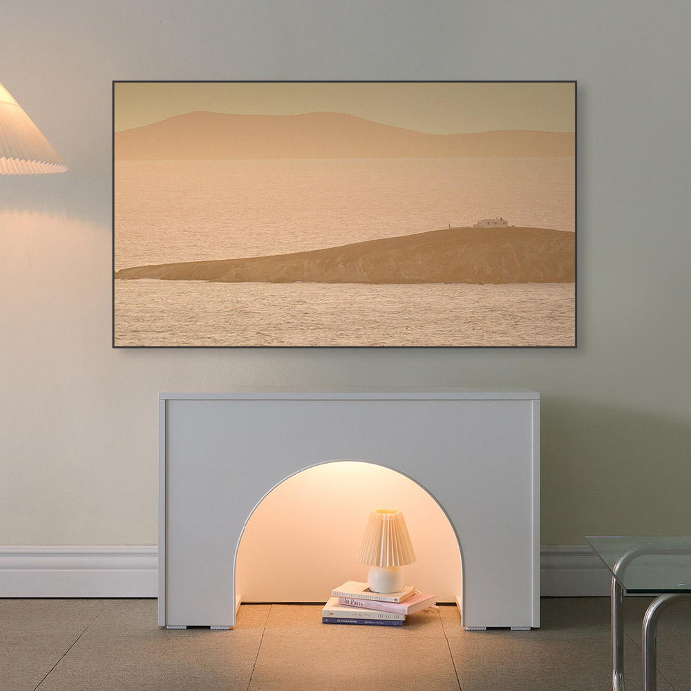 어반 LED조명 1000폭 높은 거실장 티비다이 벽난로 콘솔 L040043