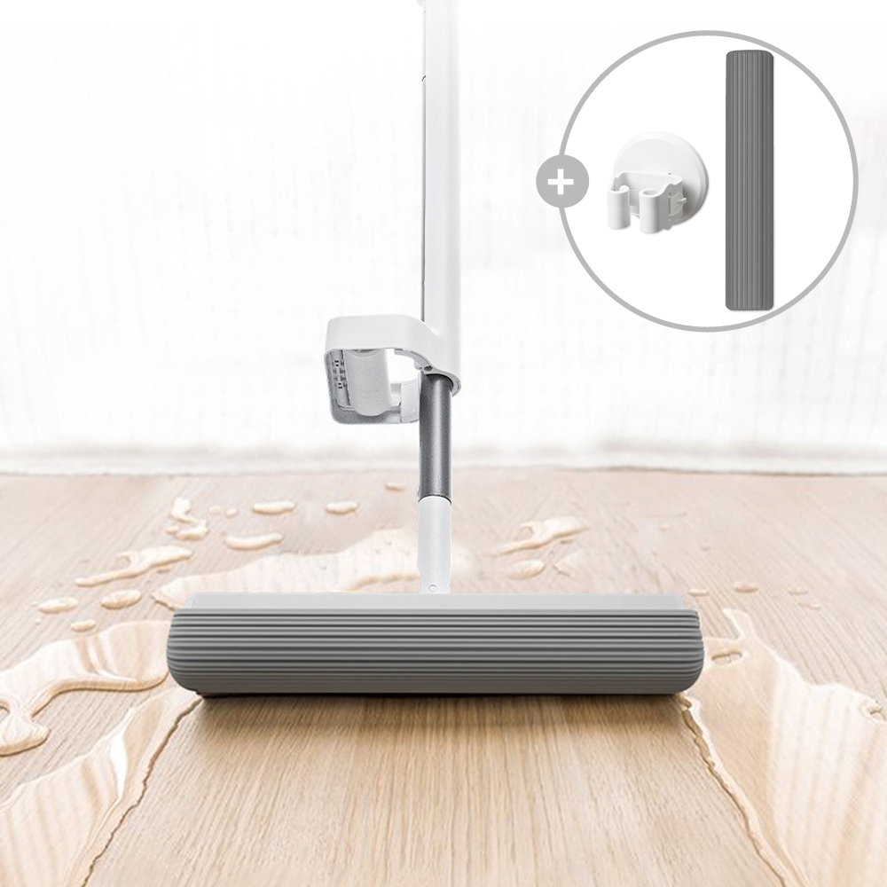 펄프 청소기 매직 스펀지 물걸레 밀대 노터치 가정용 막대걸레