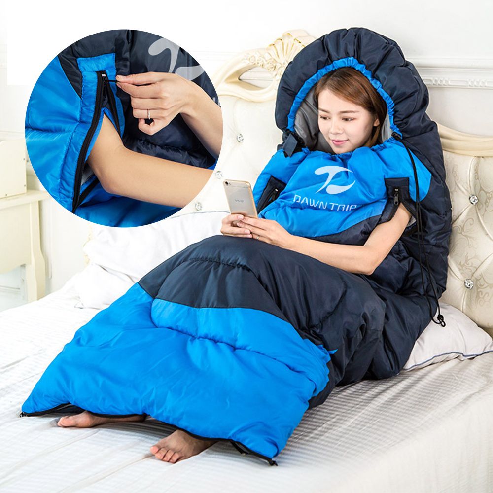 입는침낭 동계 백패킹 차박 캠핑 겨울 침낭 이불