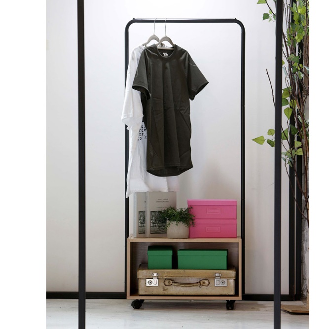 소형 작은 베란다 행거 모듈 트롤리 행거 홈쇼핑 행거 - 상세 이미지 2