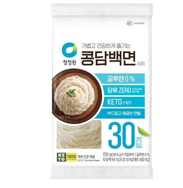 콩담백면 청정원 두부로 만든 콩국수 사리 다이어트면 콩면 150g 6개 - 상세 이미지 2