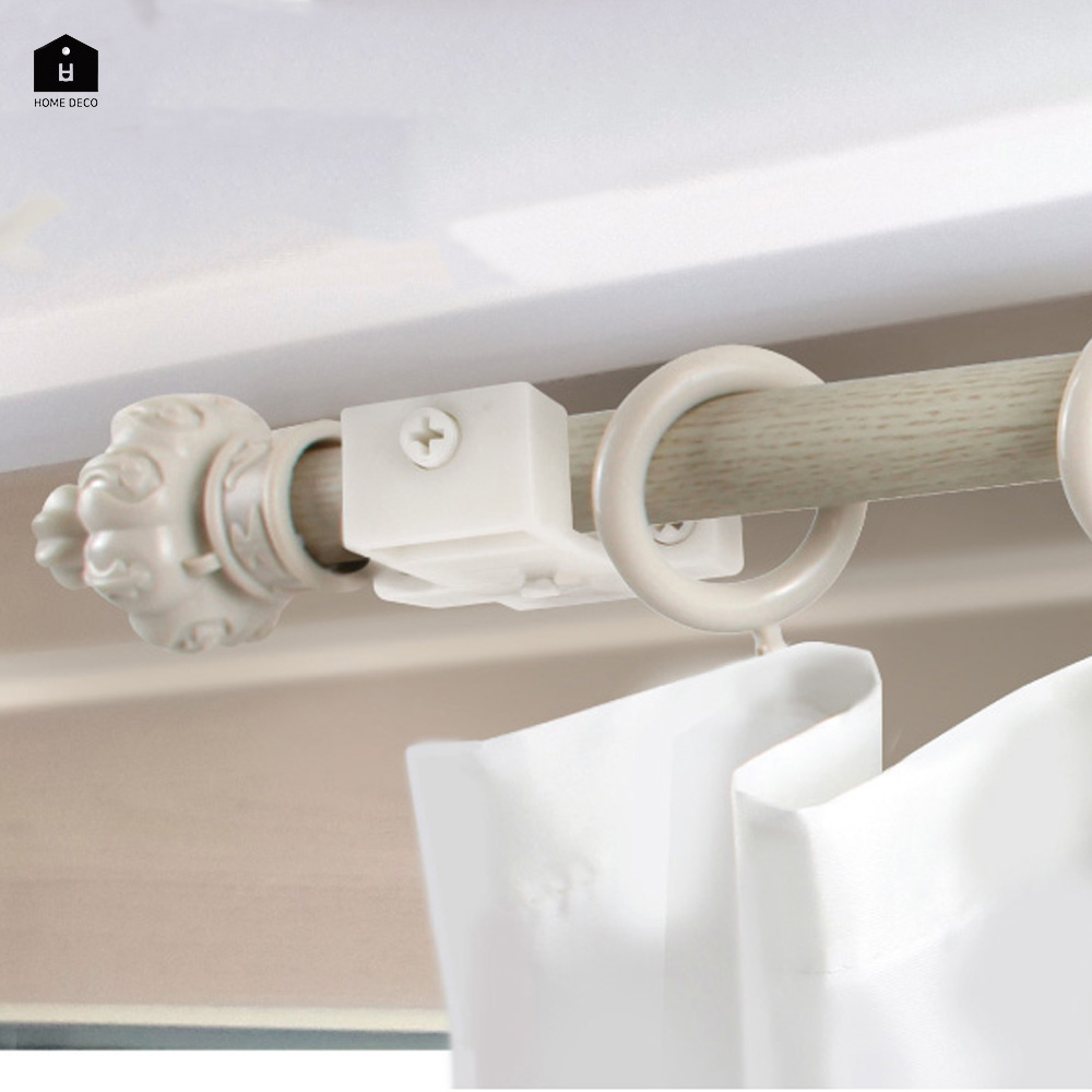 UH 무타공 커튼 브라켓 못없이 커튼봉 고정 걸이 커텐 전세 창틀 달기