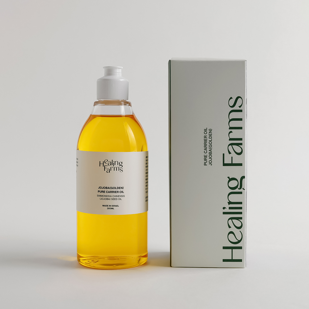 힐링팜스 비정제 골든 호호바 페이스 오일 조조바 페이셜 얼굴 300ml - 상품 이미지