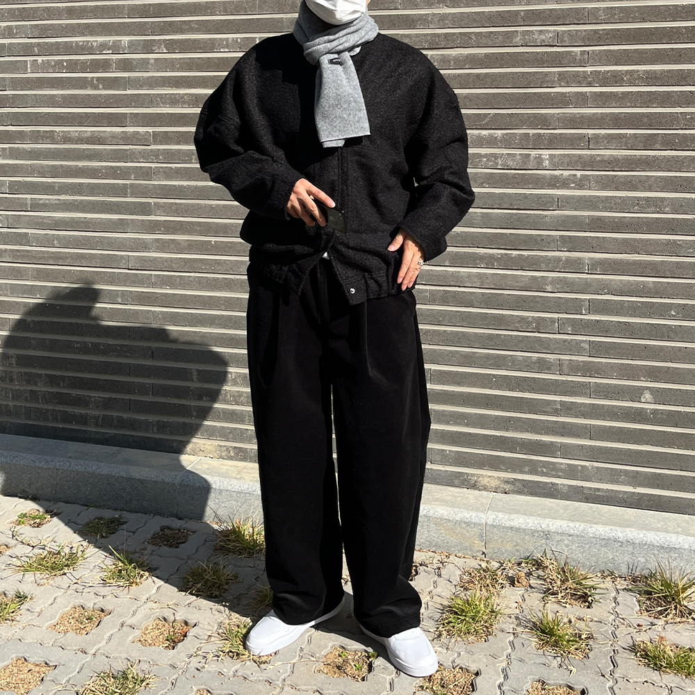 남자숏머플러 짧은목도리 캐시미어숏머플러 - 상세 이미지 5
