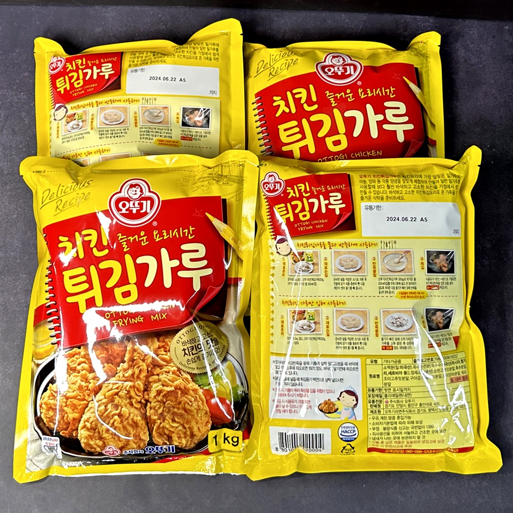 오뚜기 치킨튀김가루 업소용 치킨가루 1kg, 10개 - 상품 이미지
