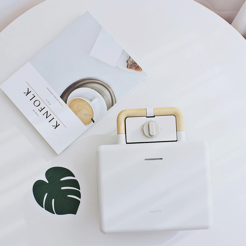 단미 와플 메이커 기계 크로플 샌드위치 붕어빵 파니니 2구 타이머 SAN02T