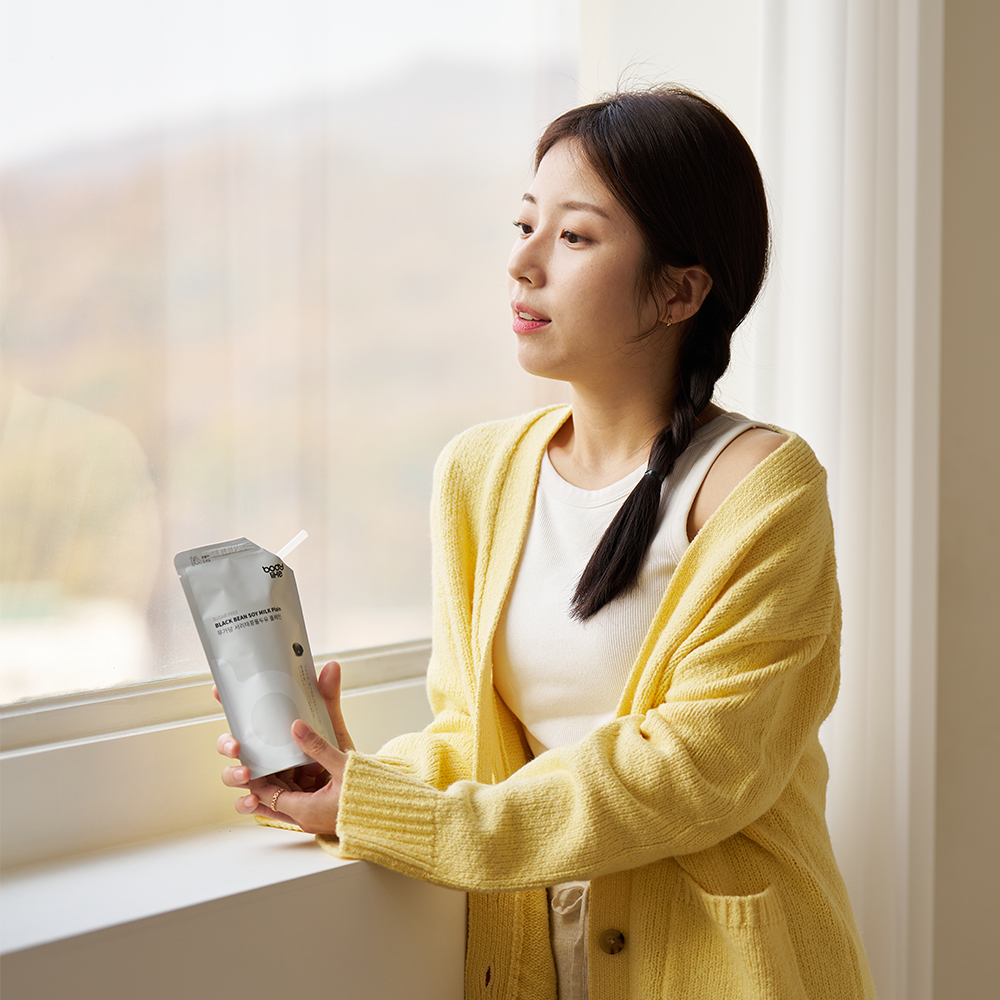 바디라이크 두유 2+2 무가당 서리태콩물두유 플레인 80개 고단백 임산부 국산콩 검은콩두유 - 상세 이미지 5