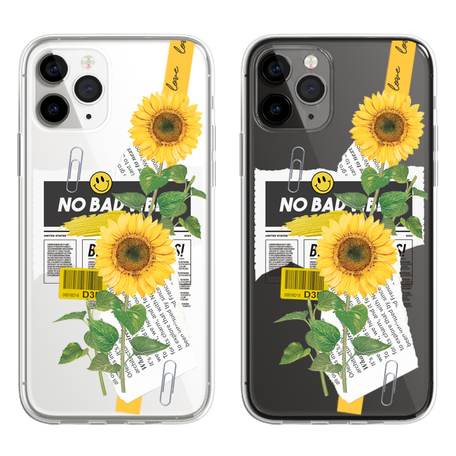 꽃 유화 플라워 투명 젤리 케이스 - 상품 이미지