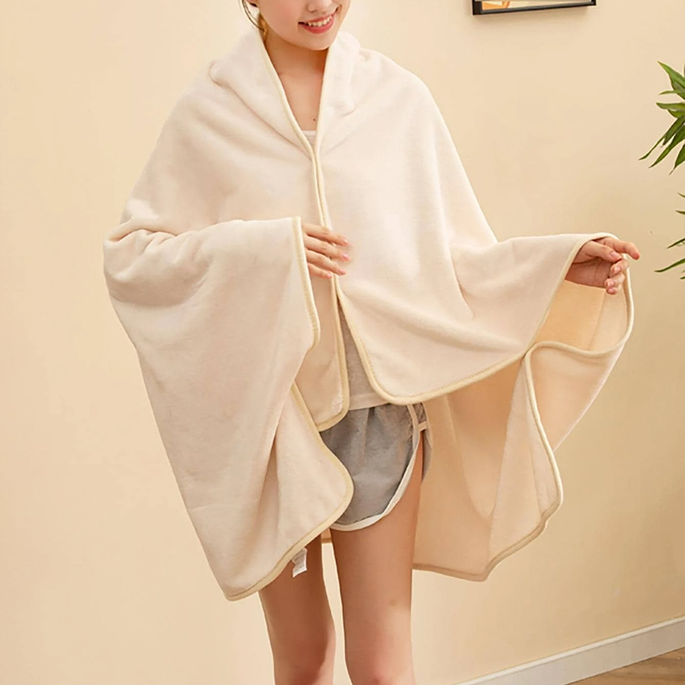 똑딱이 입는담요 망토 무릎 담요 대형 학생 극세사 블랭킷