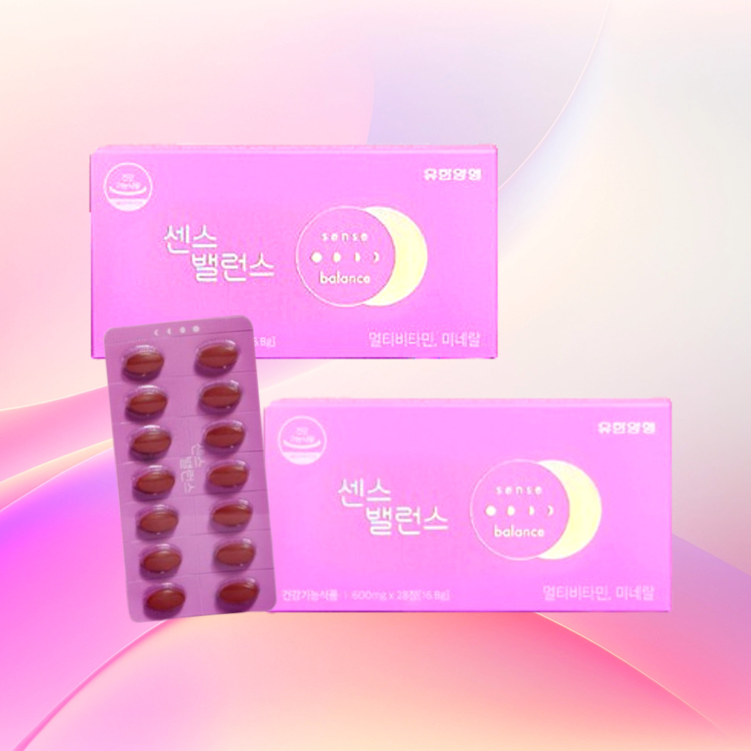 유한양행 센스 밸런스 플러스 550mg 30+30정 피곤할 때 비타민B : 시스뜨라