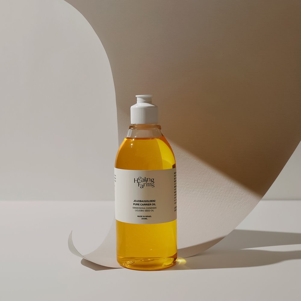 힐링팜스 비정제 골든 호호바 페이스 오일 조조바 페이셜 얼굴 300ml - 상세 이미지 2