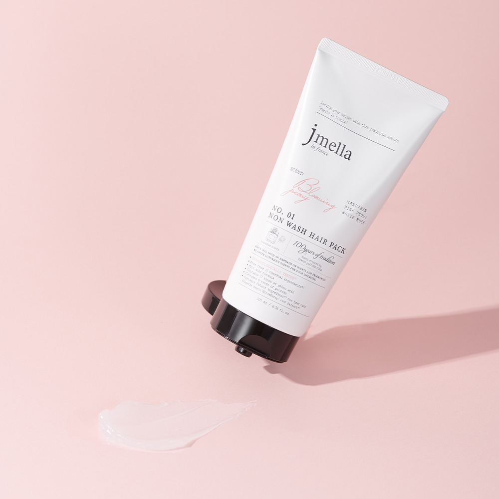 [선물세트] 제이멜라 페이보릿 블루밍 피오니 노워시 트리트먼트 헤어팩 200ml&우드브러쉬 - 상세 이미지 5