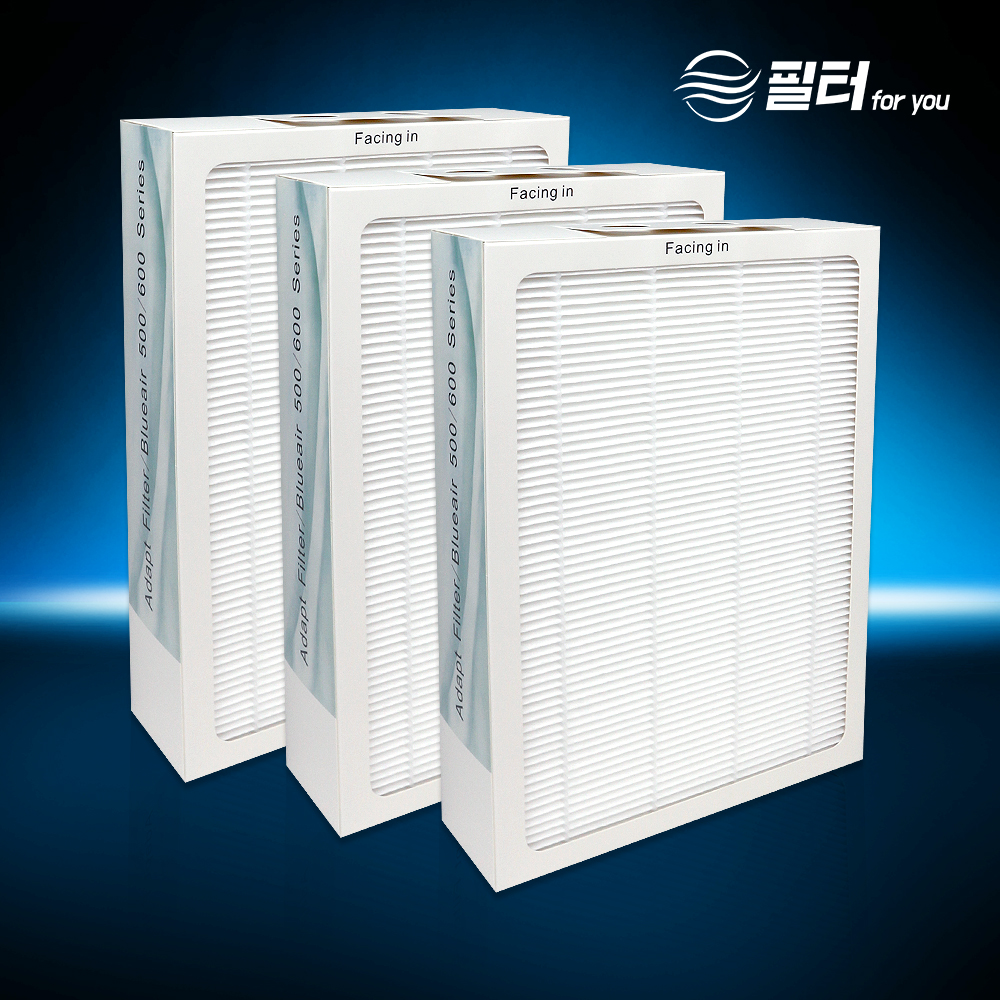 [호환] 블루에어 공기청정기 필터 500 600 시리즈 파티클 스탠다드 3개세트 필터포유