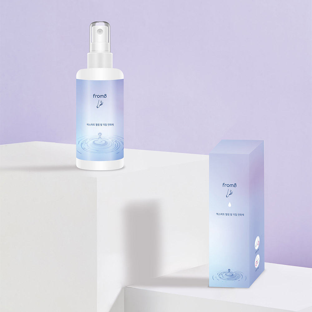 프롬비 스프레이타입 풋 스크럽 연화제 발각질 제거제 150ml, 1개 - 상세 이미지 4