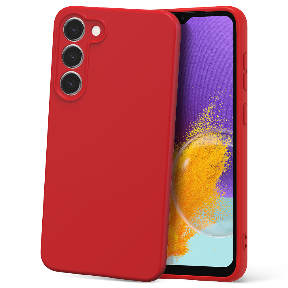 갤럭시 와이드7 M15 팬시 소프트 젤리 케이스 레드 - 상품 이미지