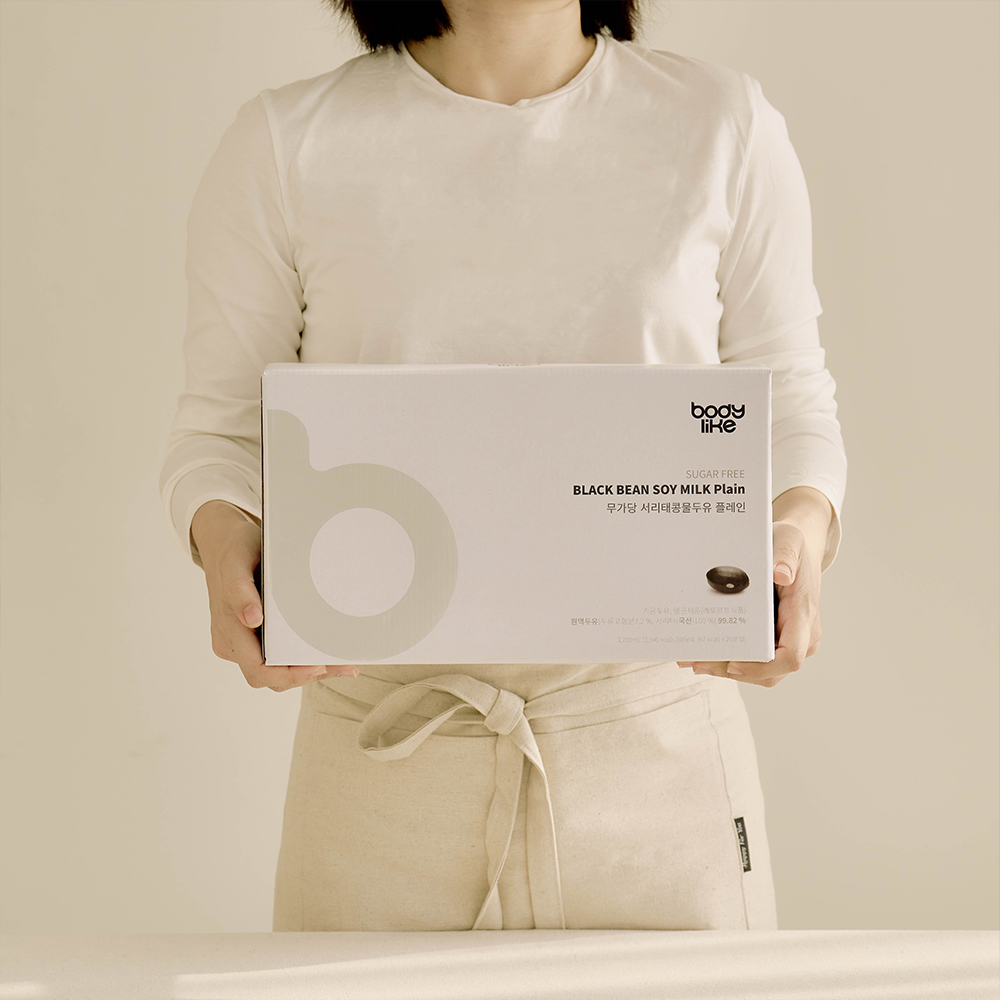 바디라이크 두유 20개 무가당 서리태콩물두유 플레인 고단백 임산부 국산콩 검은콩두유