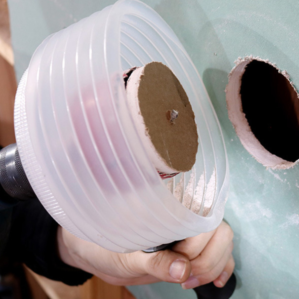 홀쏘 집진기 분진 커버 목공 홀커터 더스트컵 160mm 제품 이미지