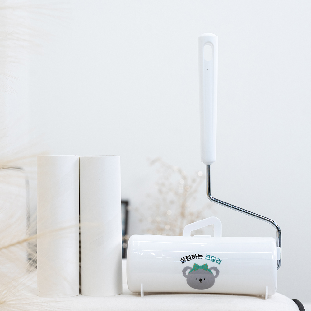 900회사용 돌돌이테이프 머리카락 클리너  밀대 리필