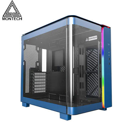 MONTECH KING 95 미들타워 파노라마 케이스 (블루)
