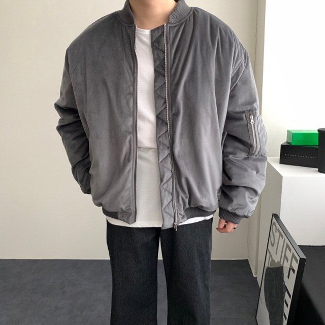 겨울항공점퍼 MA1 블루종 항공패딩 상품 이미지