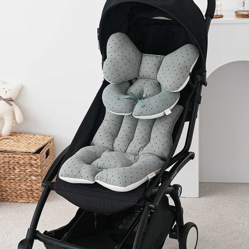 마롤로뜨 유모차라이너 사계절 양면 시트 신생아 카시트 베이지