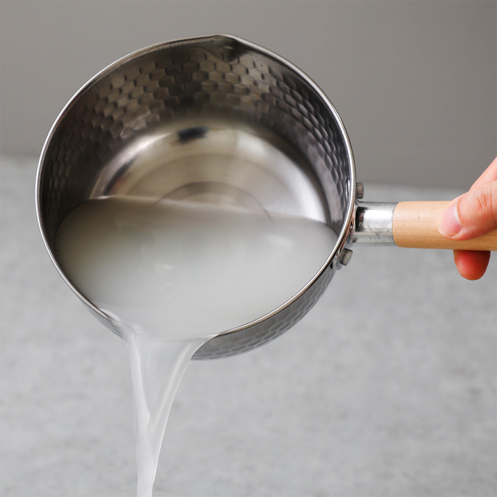 시샘 라면냄비 이유식 스텐 인덕션 함마톤 계량 편수 냄비 16cm