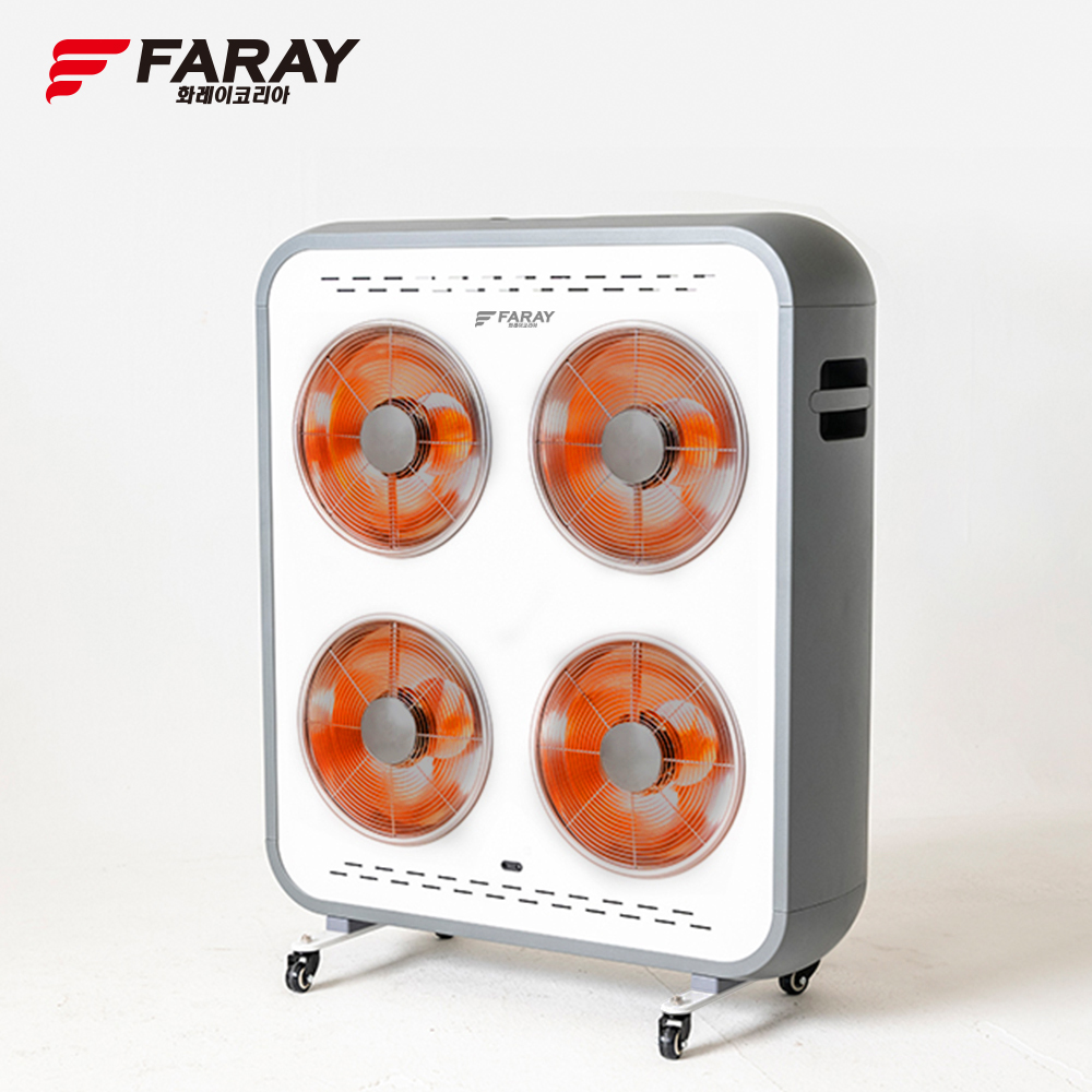 화레이 4구 하이라이트 전기 히터 난로 FNEH-H4300 저전력 온풍 난방기 사무실 업소용