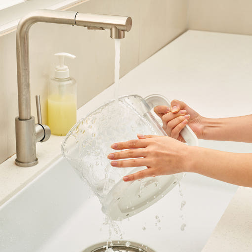 퓨어코치 가습기 진동자 세척 모습